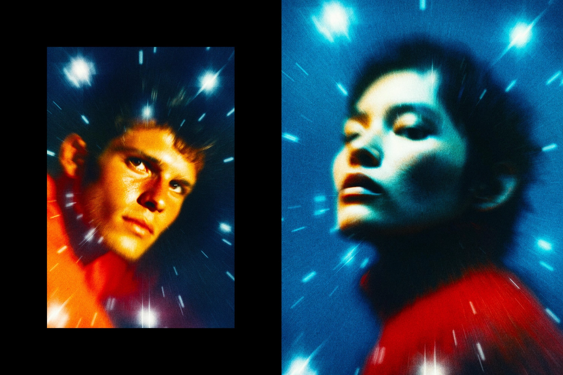 Cold Light Leak Photo Effect