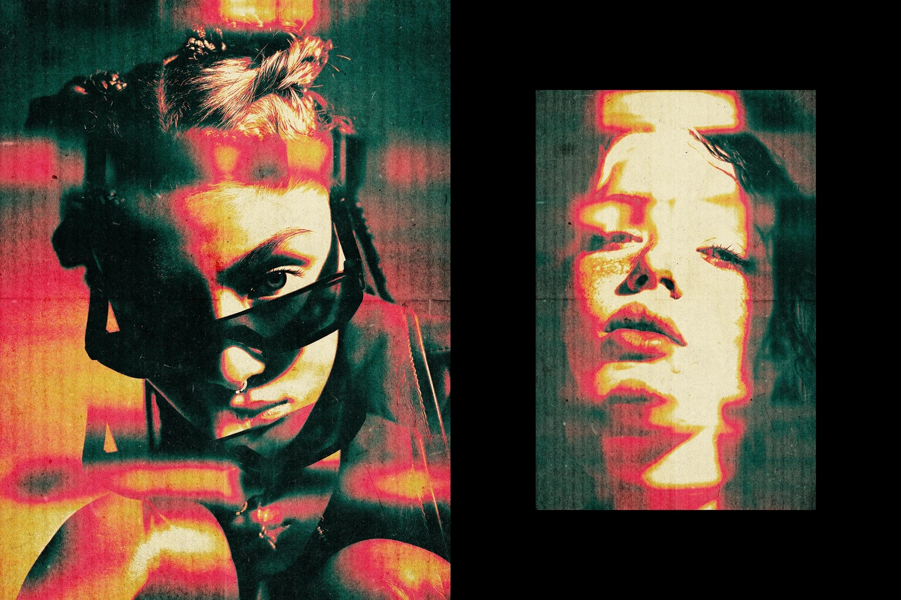 Acid Copier Photo Effect