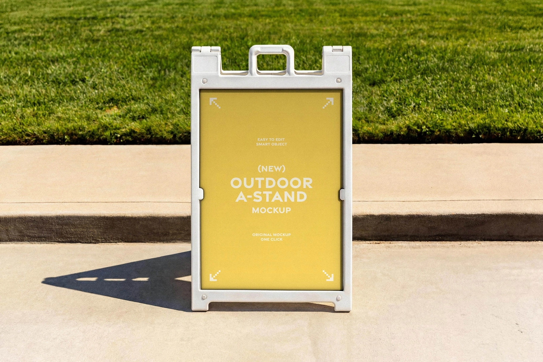Outdoor A-Stand Signage Mockup