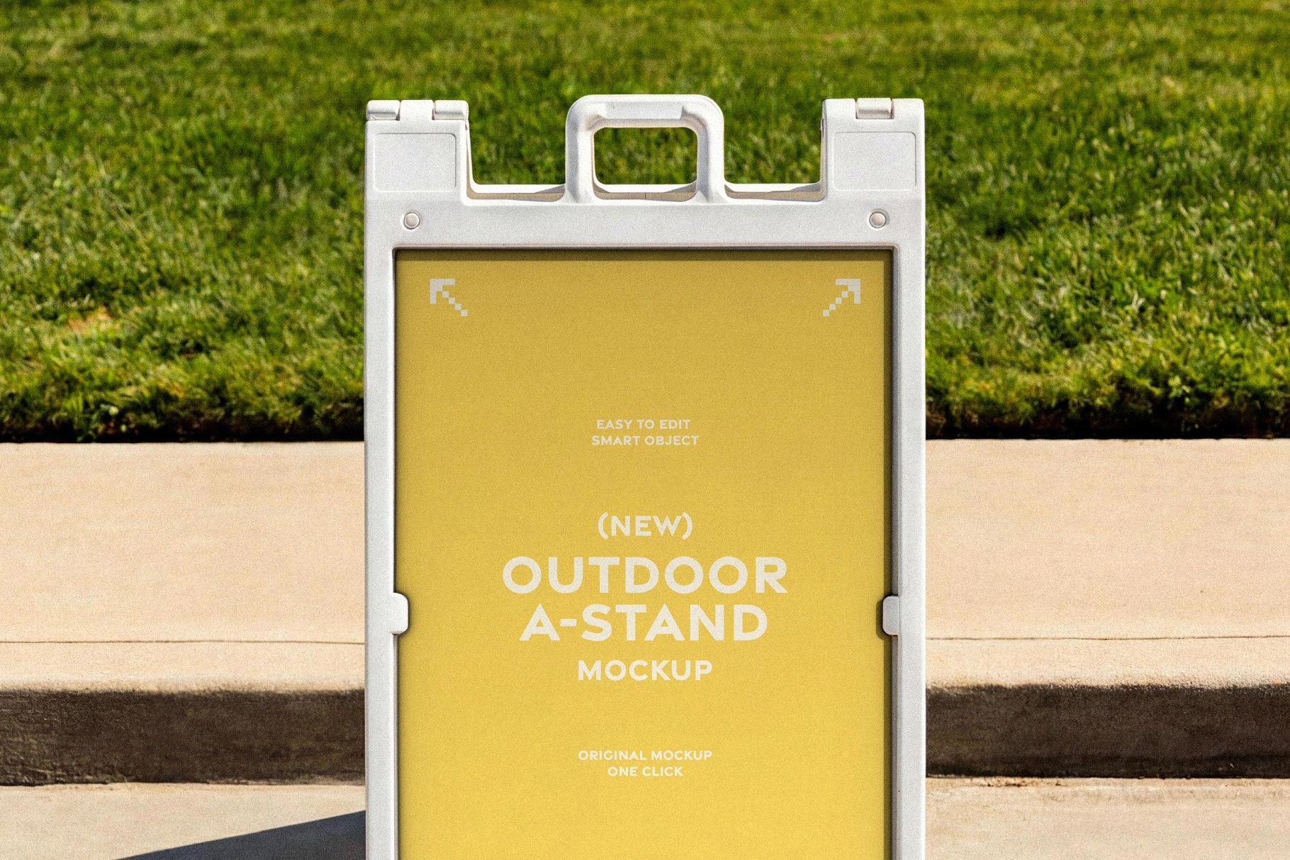 Outdoor A-Stand Signage Mockup