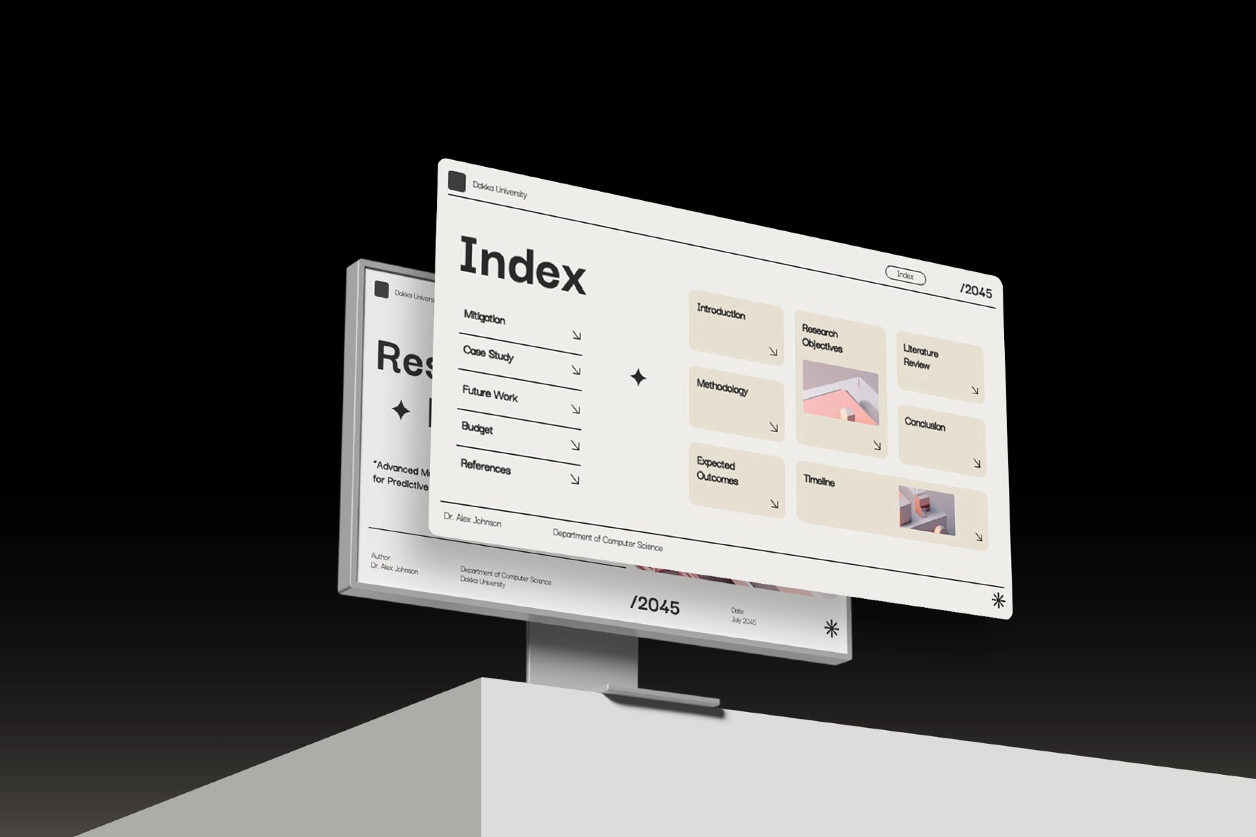 Interactive Research Proposal Powerpoint Template