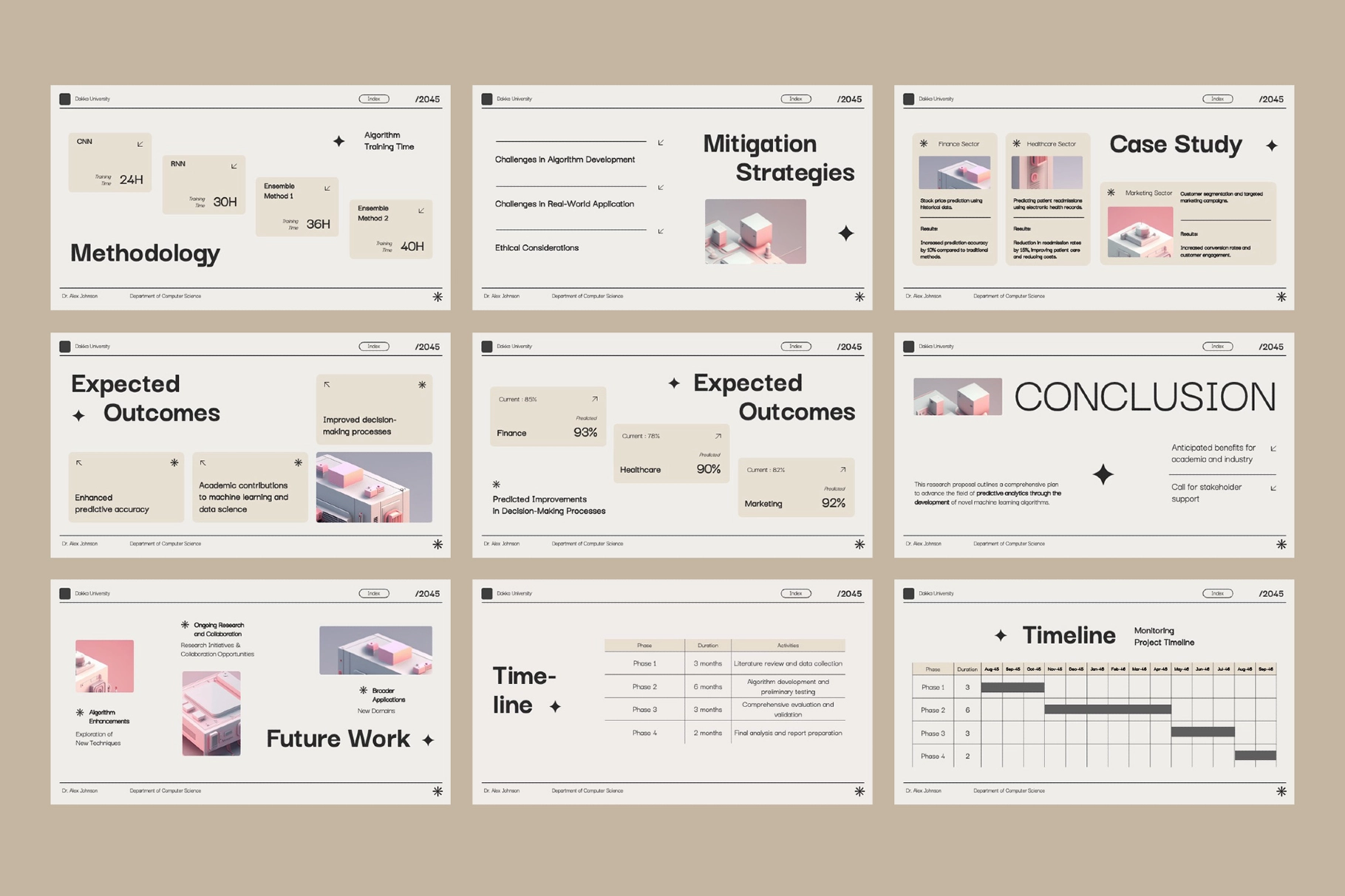 Research Proposal Google Slides Template