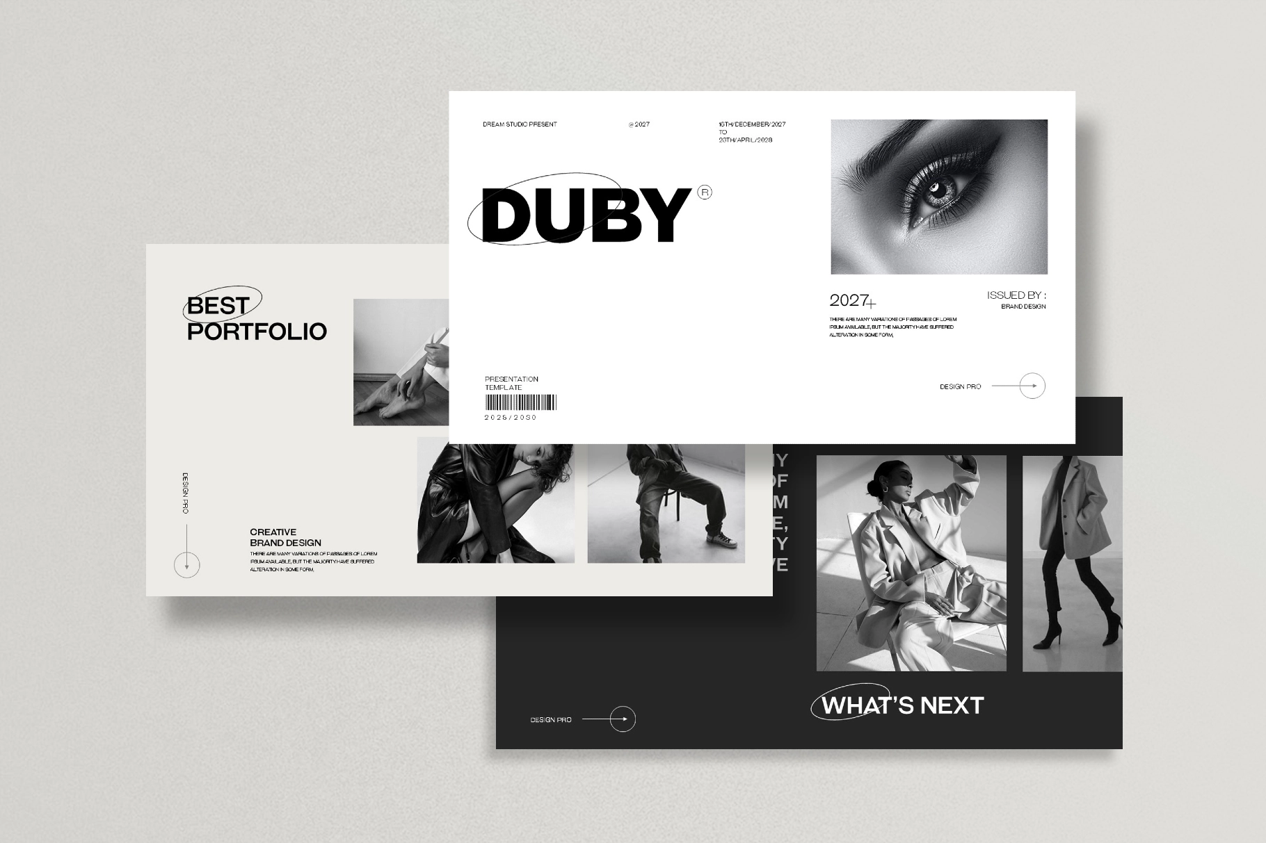 DUBY - Portfolio Presentation Template