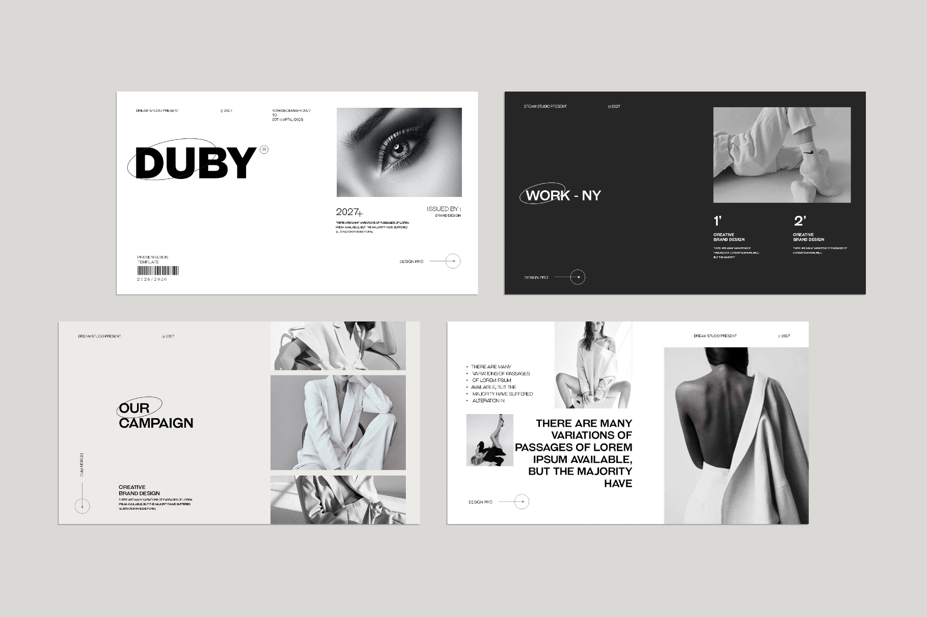 DUBY - Portfolio Presentation Template