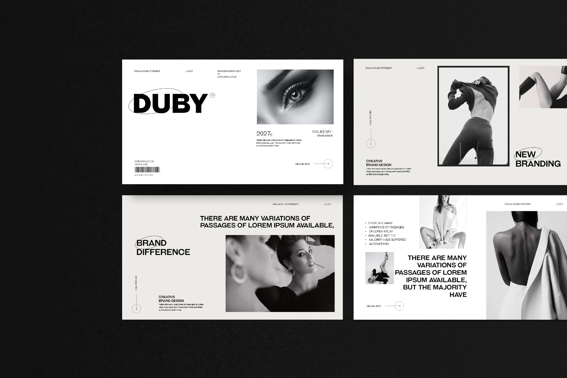 DUBY - Portfolio Presentation Template