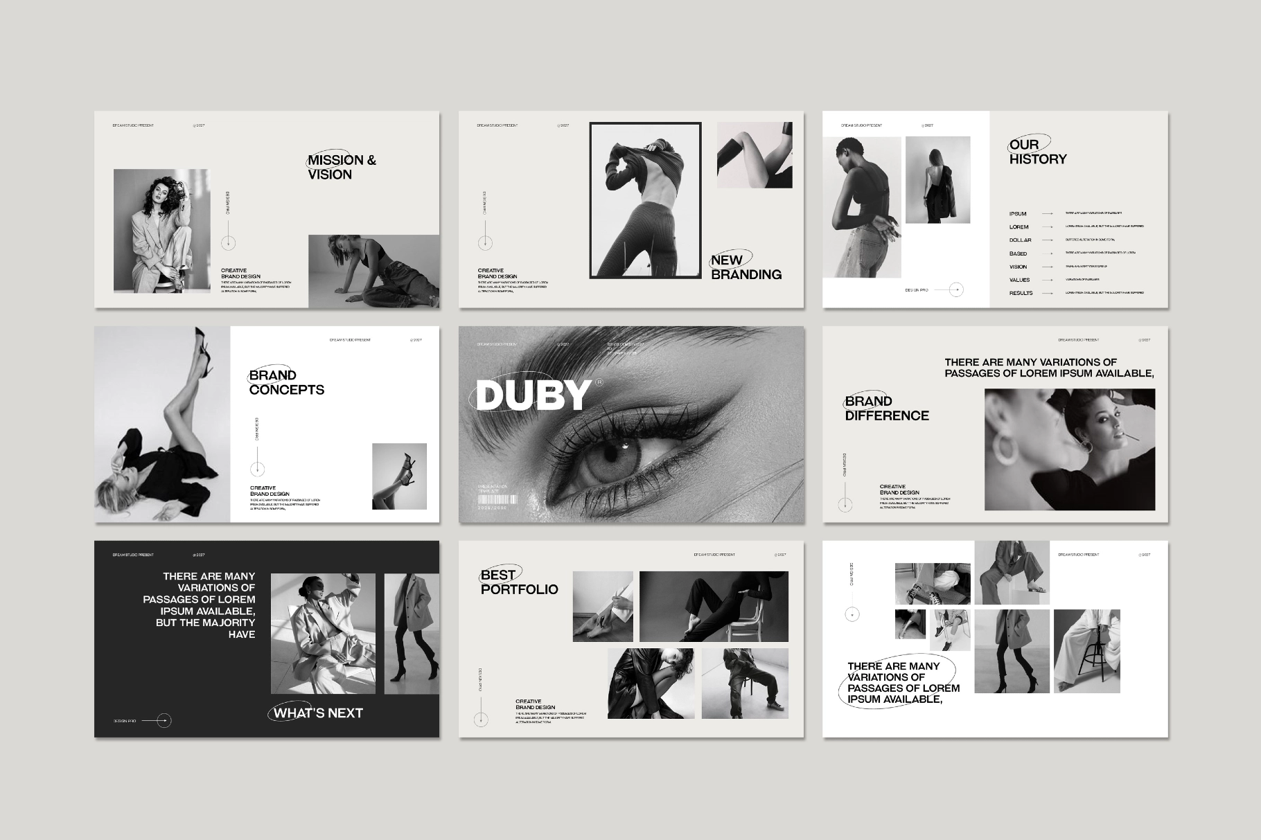 DUBY - Portfolio Presentation Template