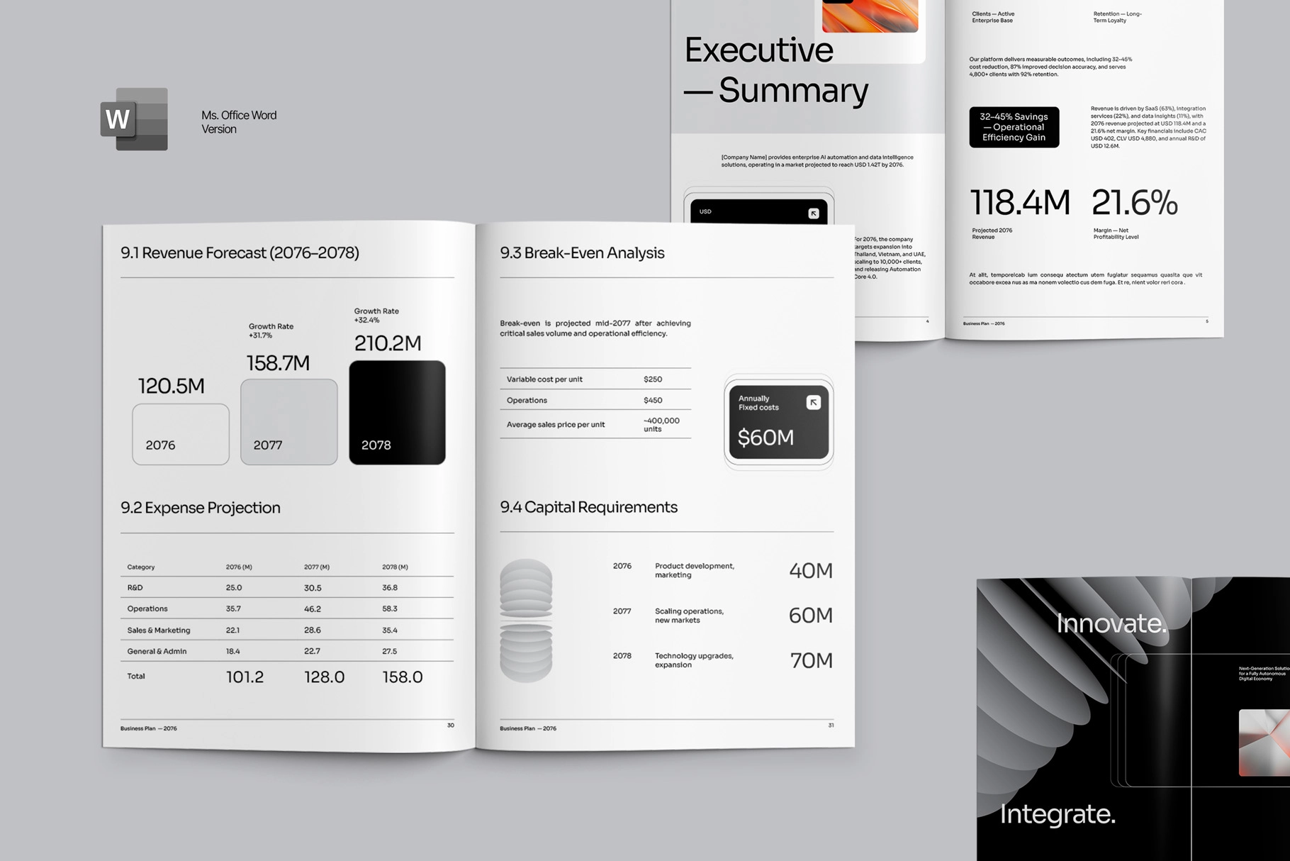 GAND - Business Plan Word Template