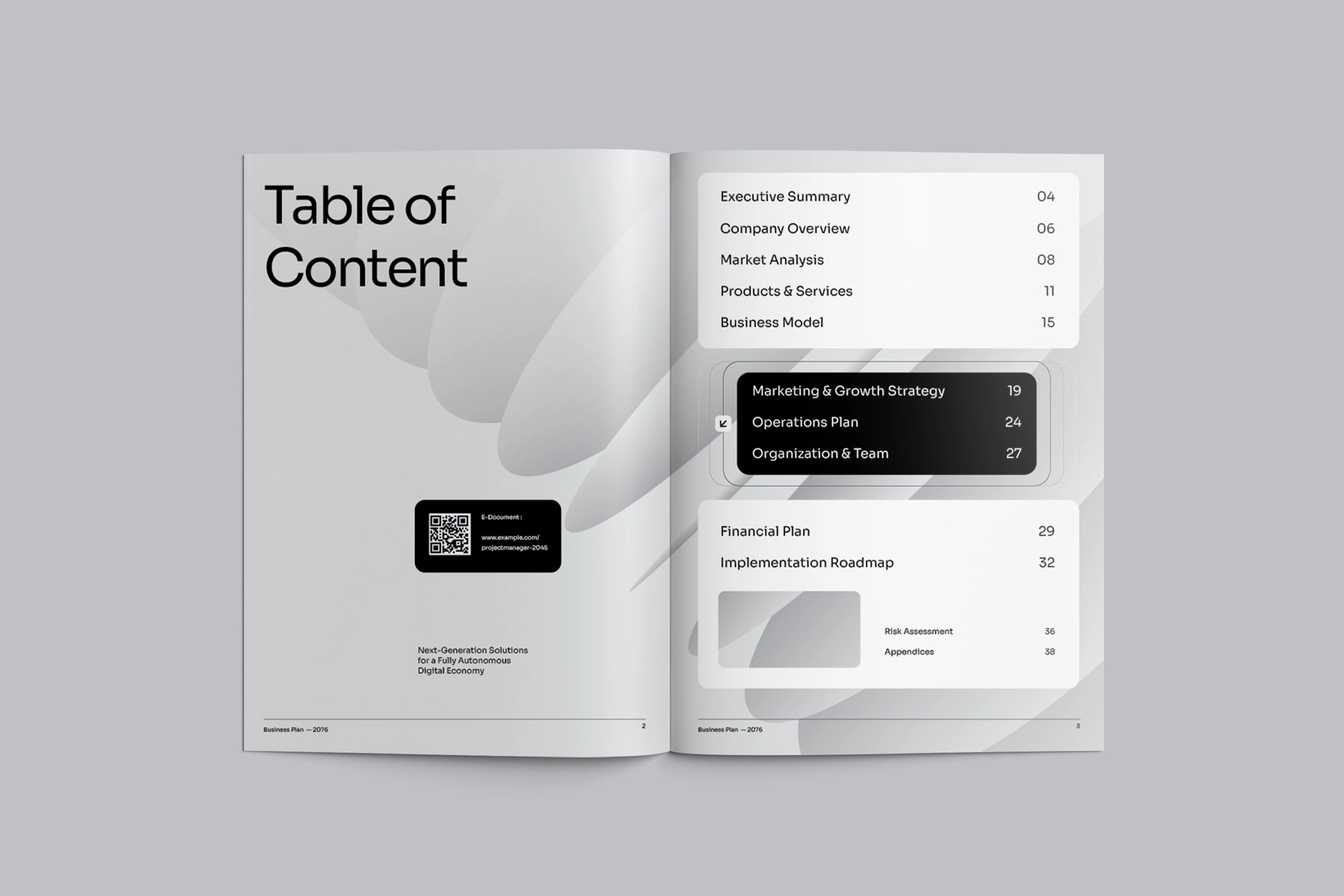 Business Plan Affinity Template