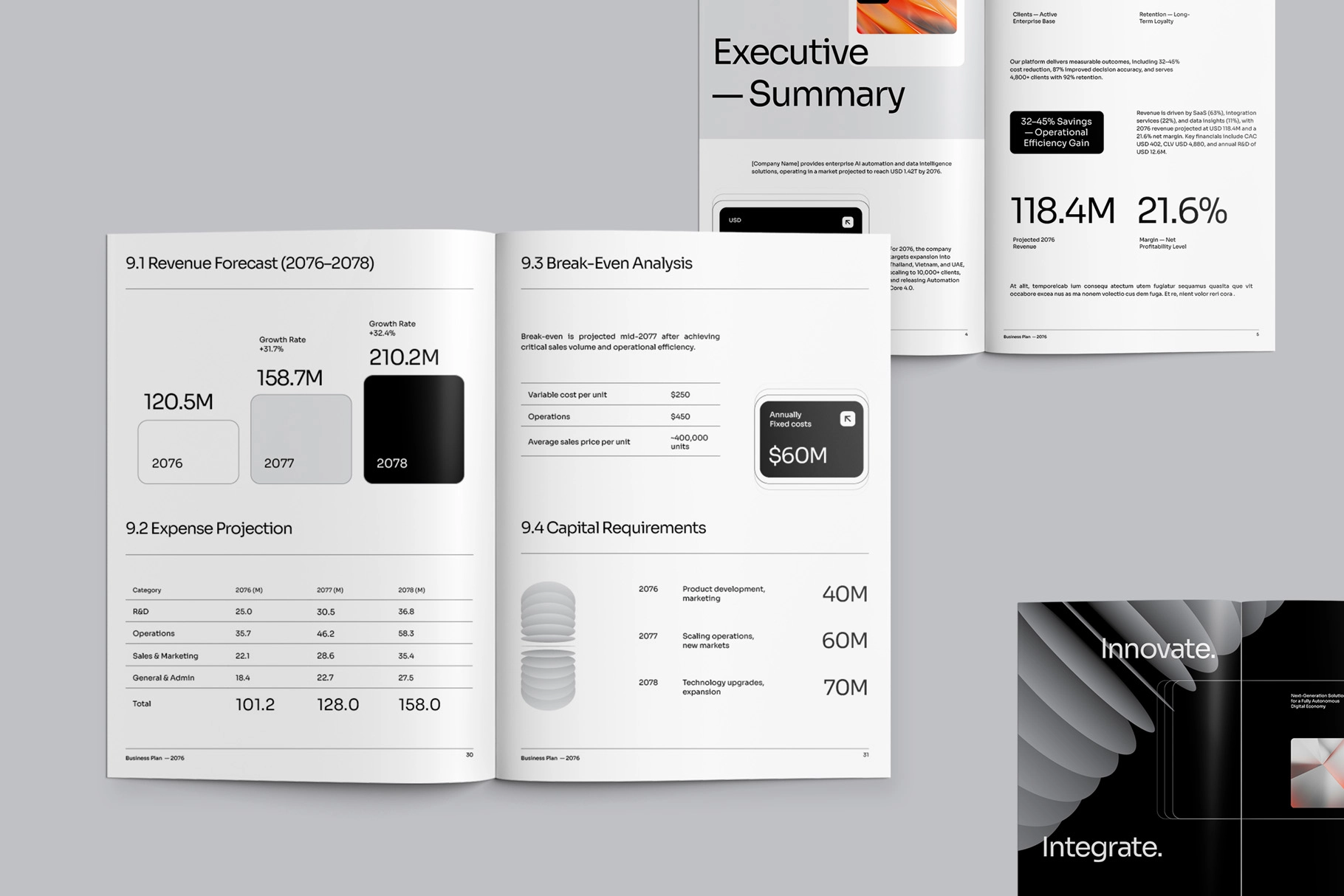 Business Plan Affinity Template