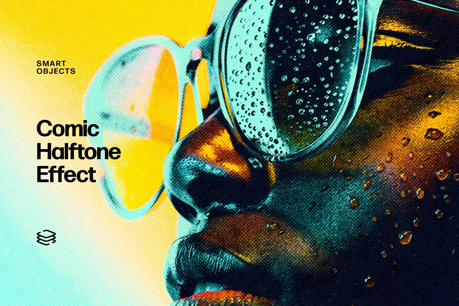 Comic Halftone Photo Effect