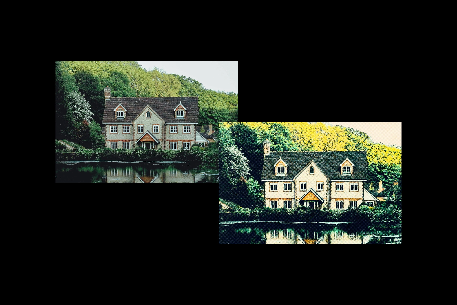 Comic Halftone Photo Effect