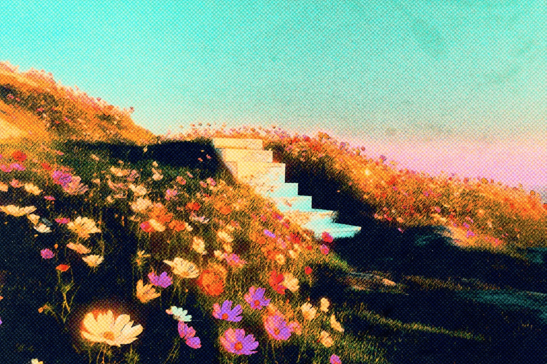 Comic Halftone Photo Effect