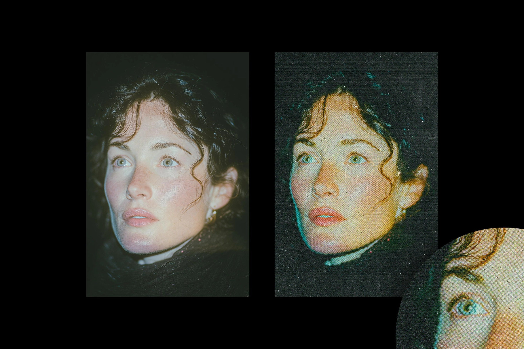 Hexagon Pattern Photo Effect