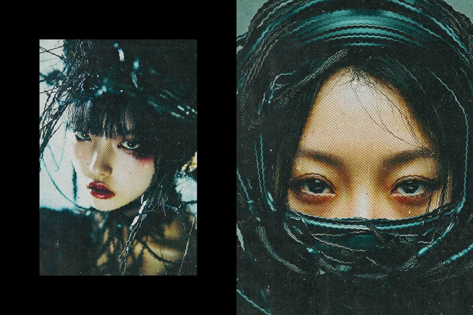 Hexagon Pattern Photo Effect