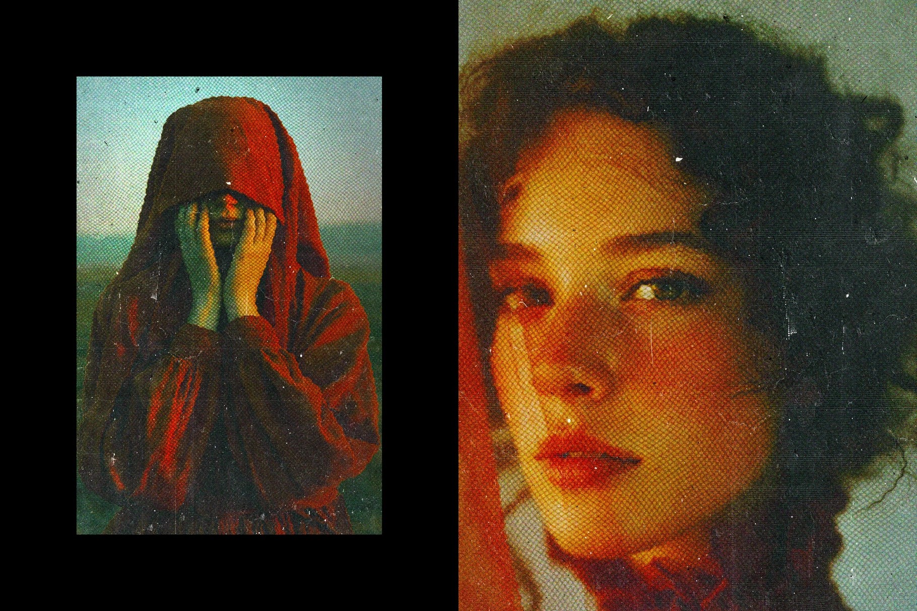 Hexagon Pattern Photo Effect