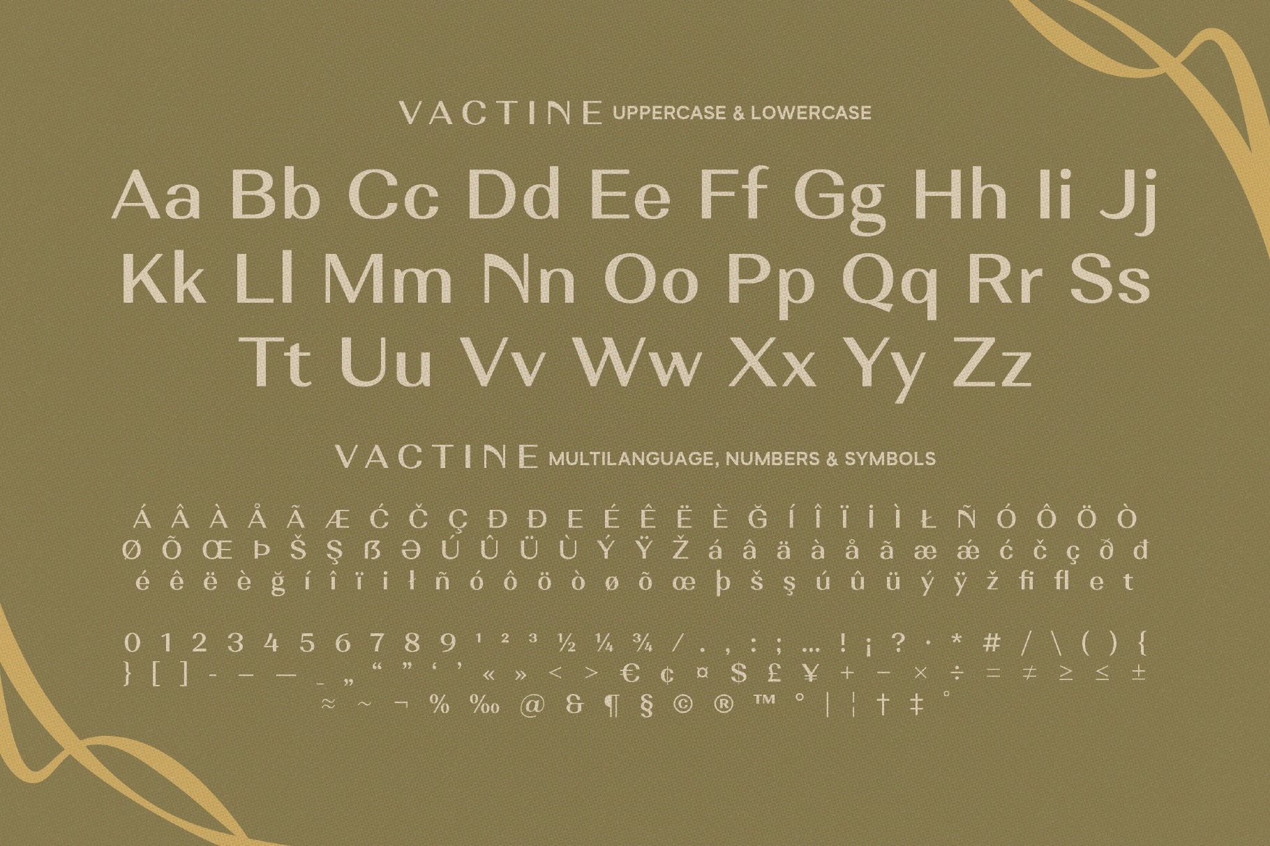 Vactine - Vintage Chic Font