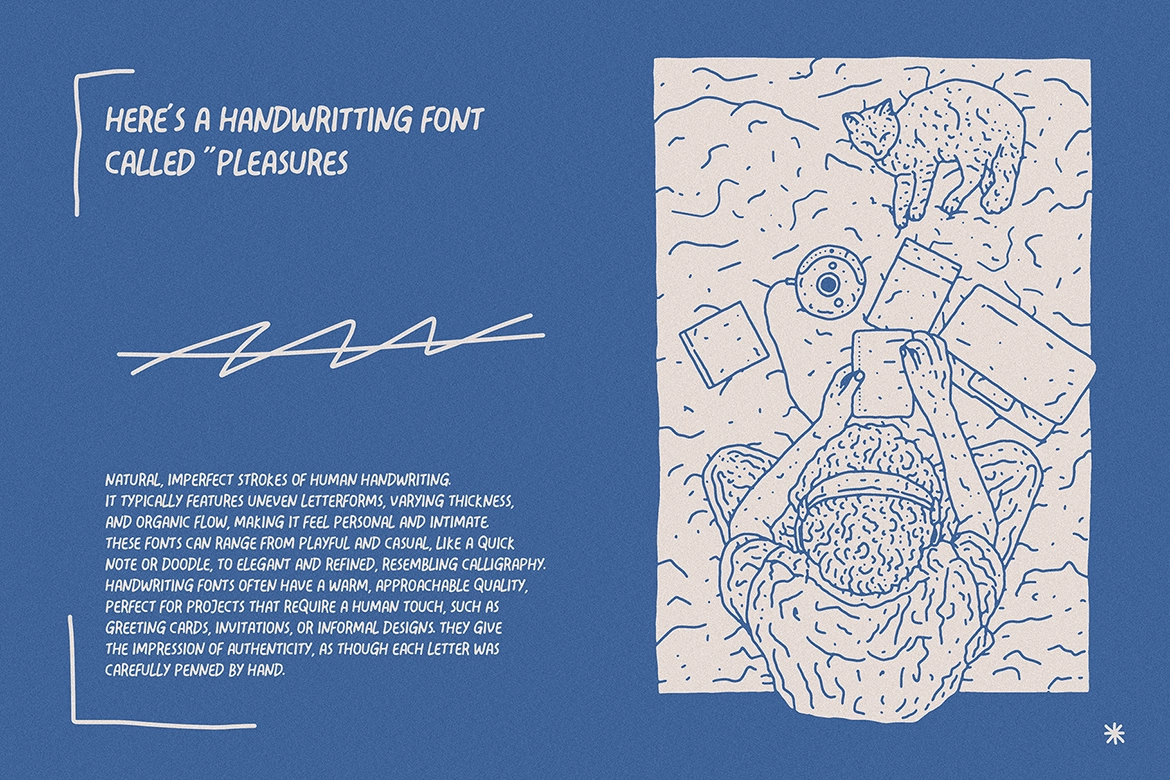 Pleasurize - Authentic Handwritten Font