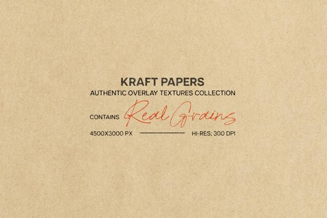 Kraft Paper Textures Collection