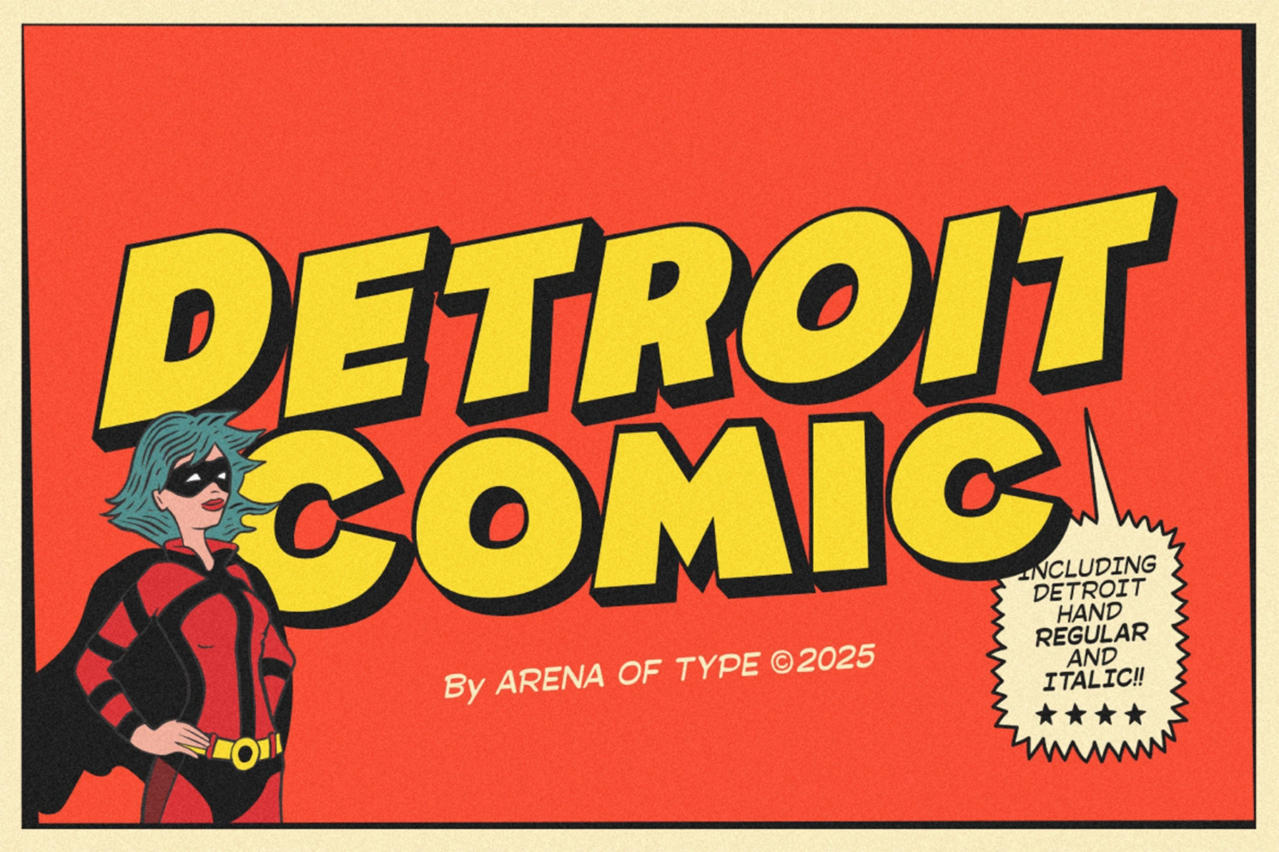 Detroit Comic – Comic Font Pair