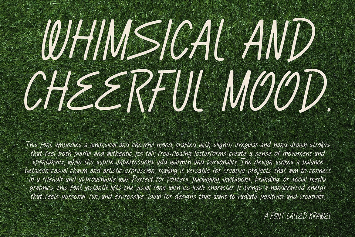 Krawel - Casual Handwritten Font