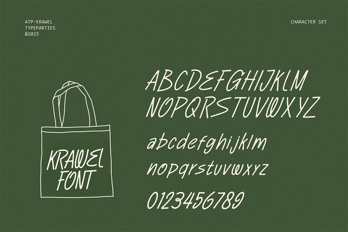 Krawel - Casual Handwritten Font