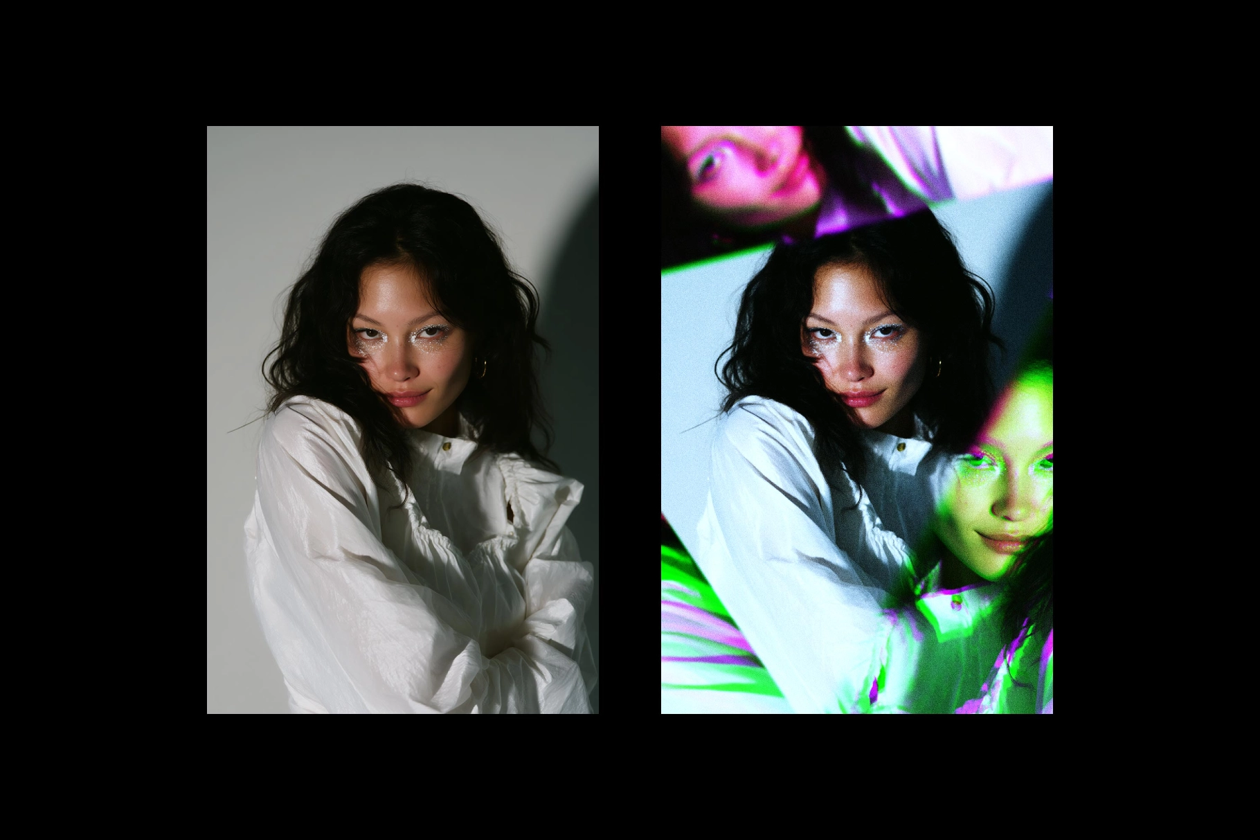 Triangle Prism Photo Effect