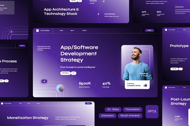 App Development Presentation Powerpoint Template