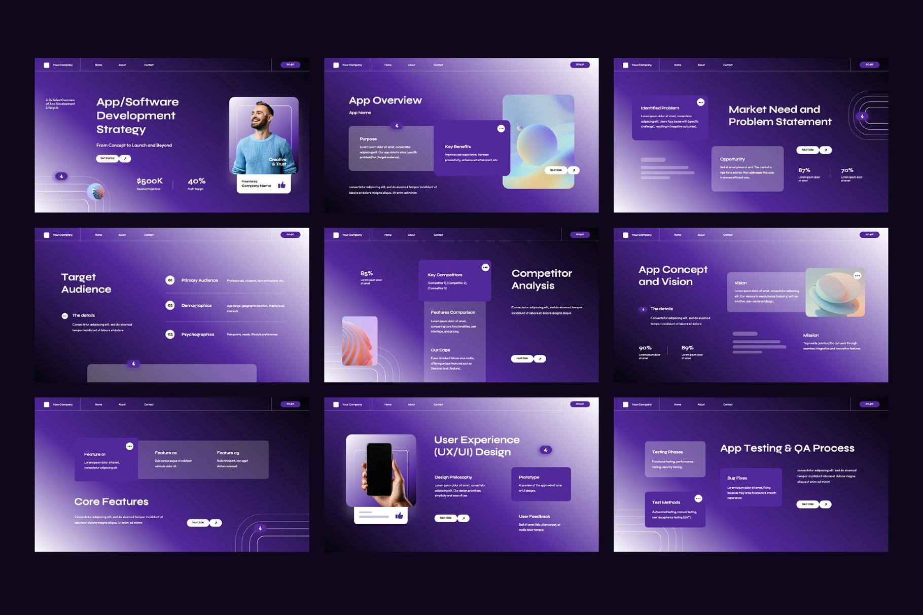 Interactive App Development Presentation - Keynote