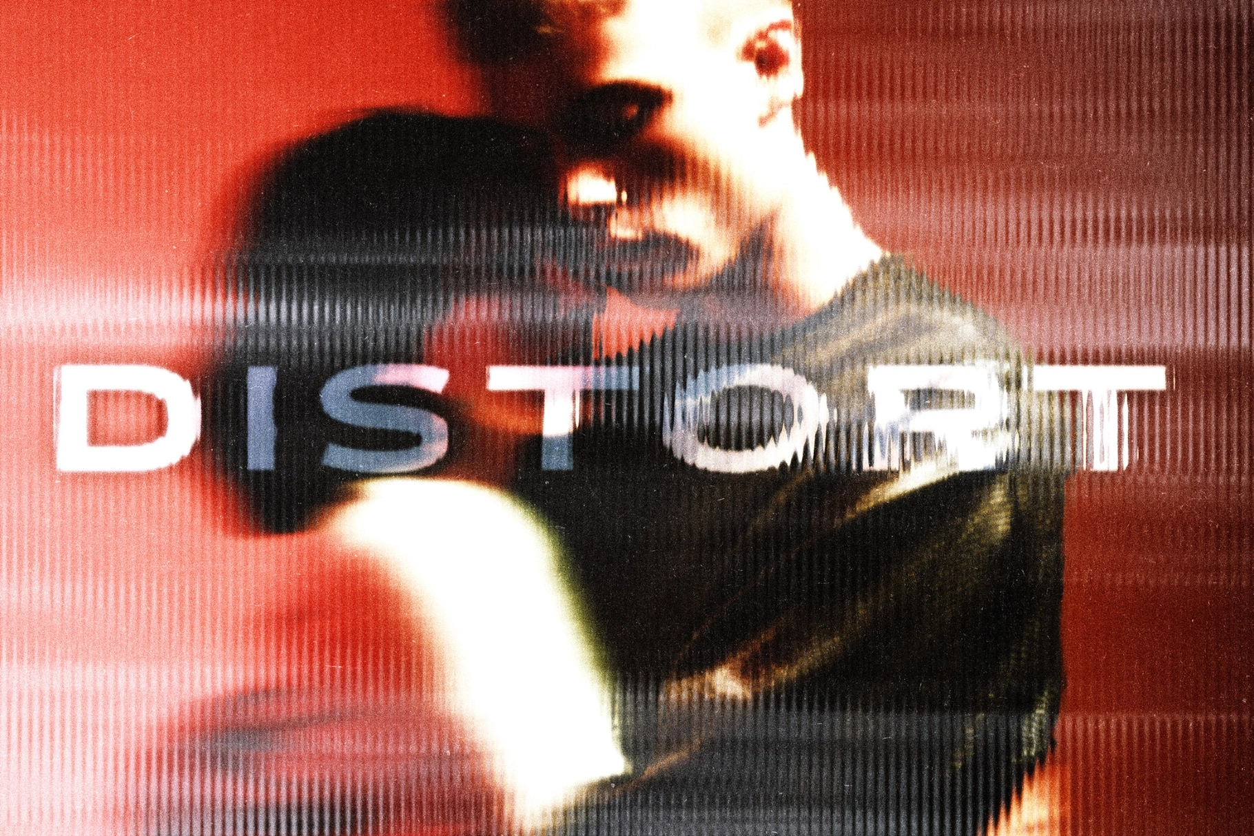 Distort Glass Photo Effect