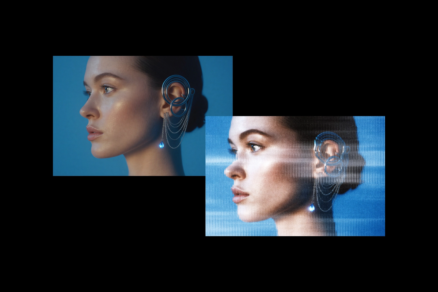 Distort Glass Photo Effect