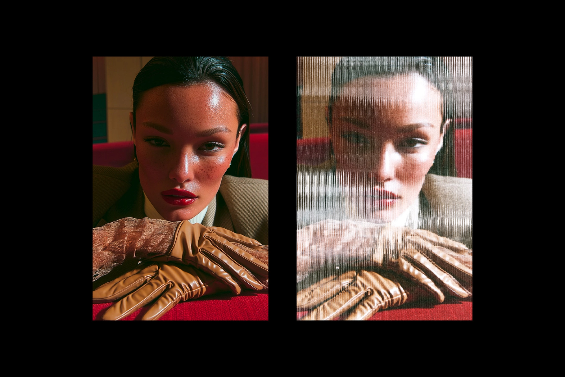 Distort Glass Photo Effect