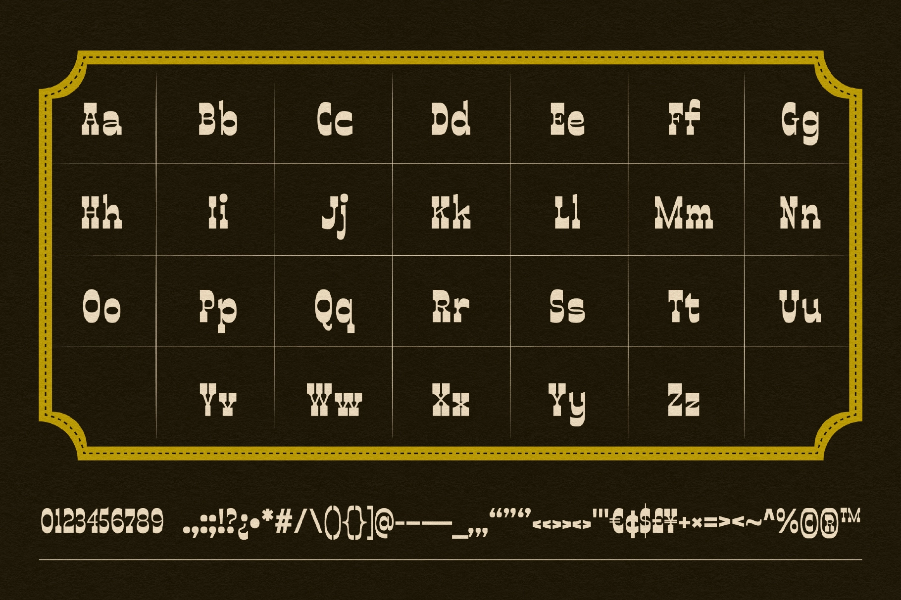 Florief - Reverse Contrast Serif Font