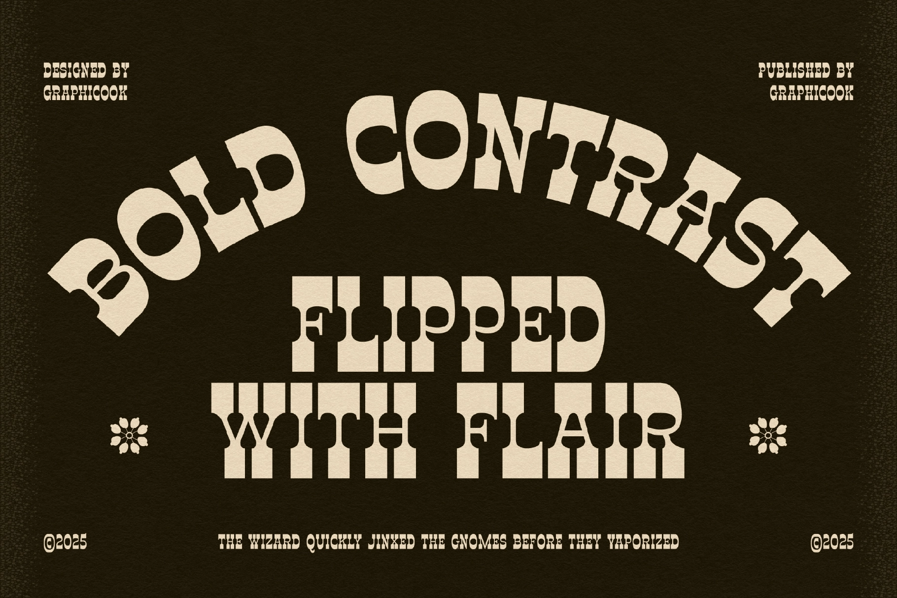 Florief - Reverse Contrast Serif Font