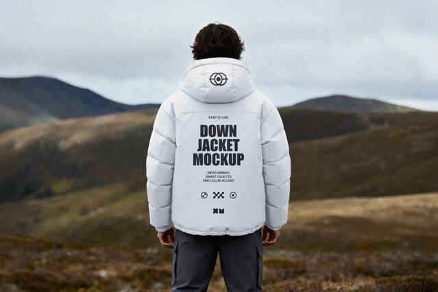 Puffer Jacket Mockup