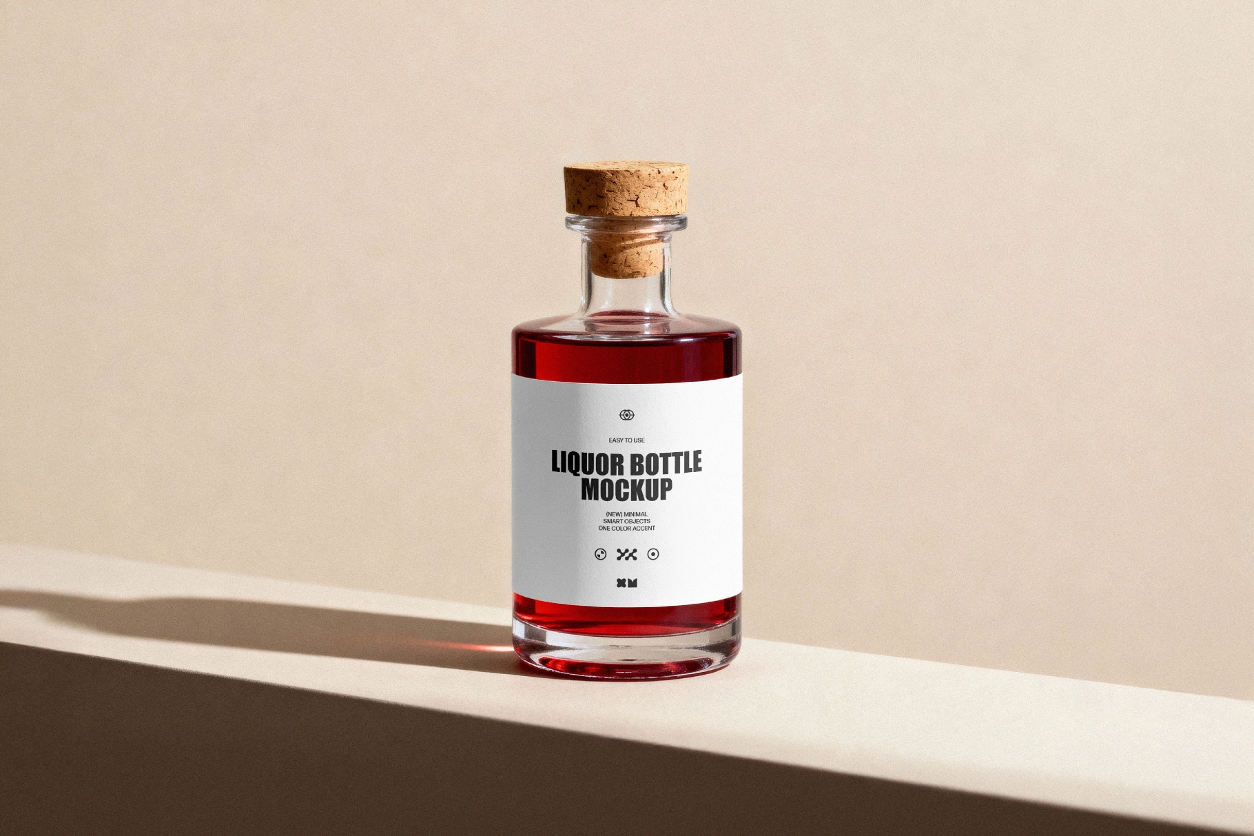 Liquor Bottle Mockup