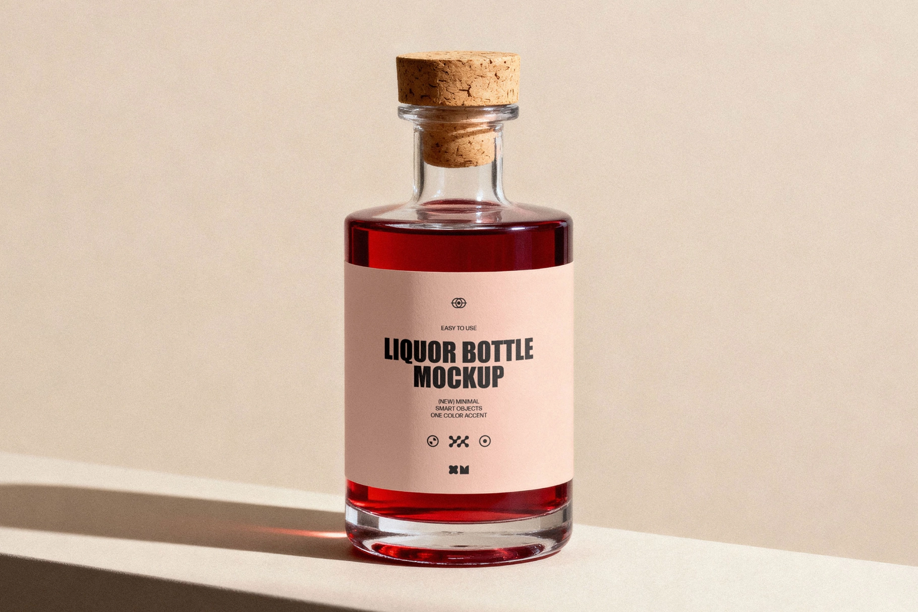 Liquor Bottle Mockup