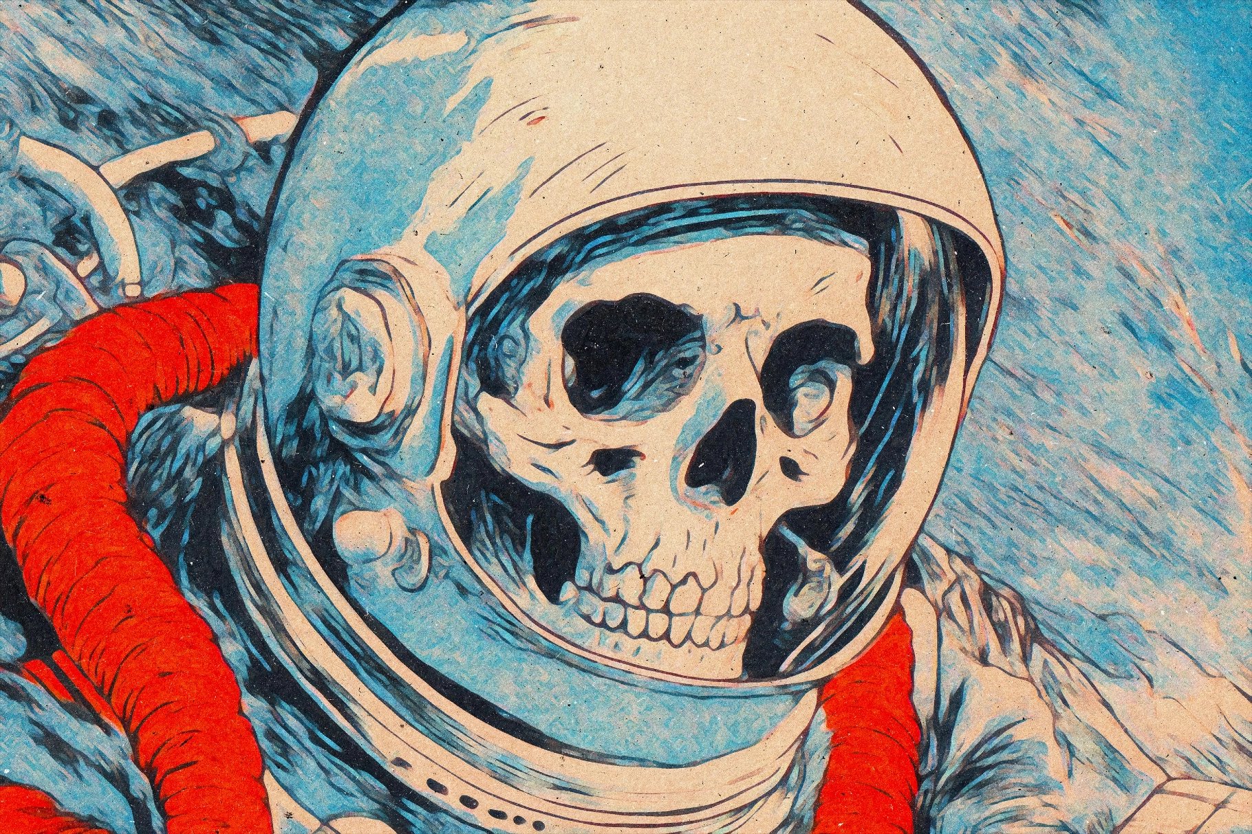 Retro Oil Paint Template