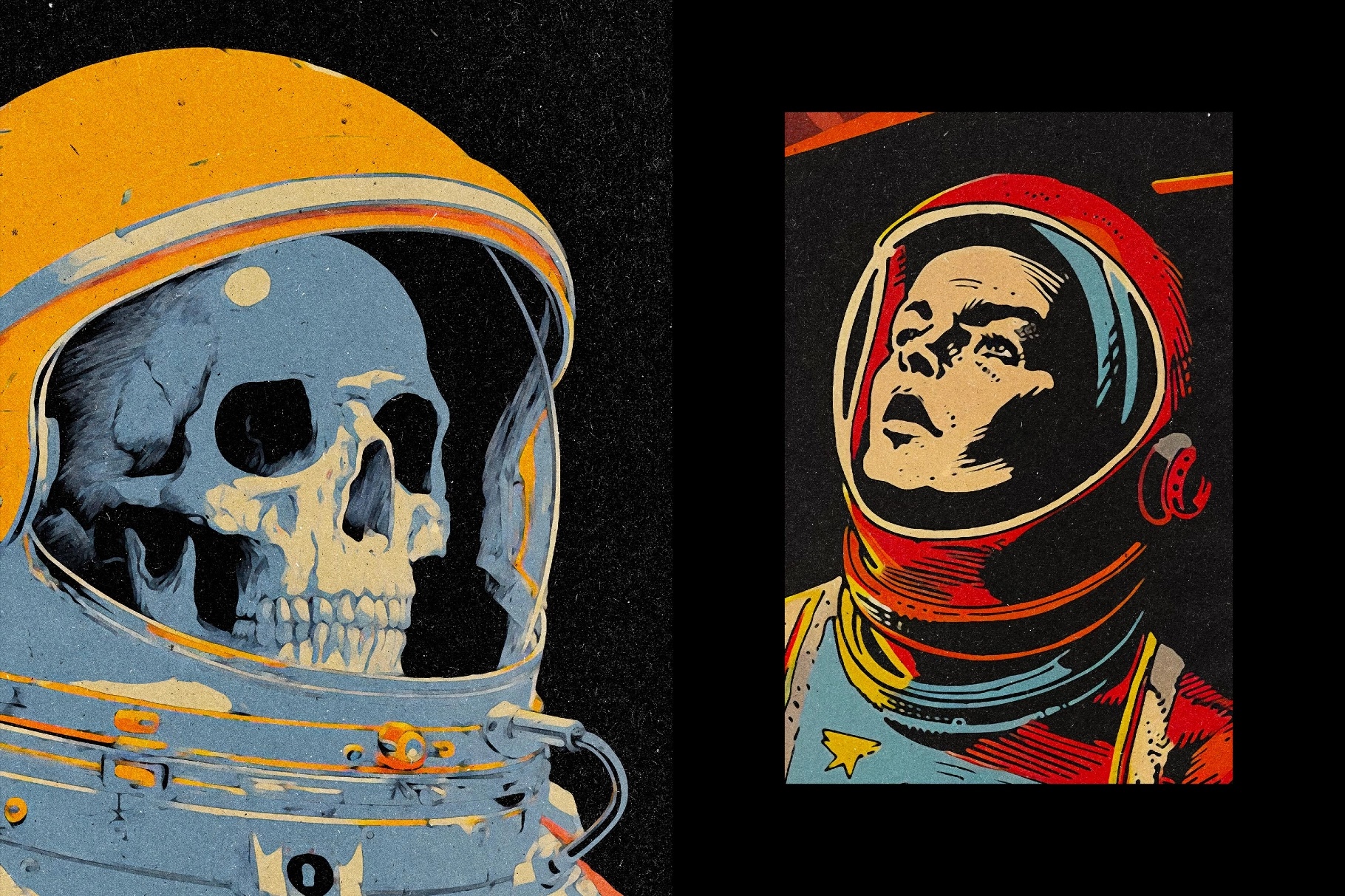 Retro Oil Paint Template