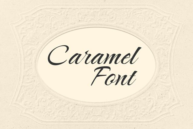Caramel Font
