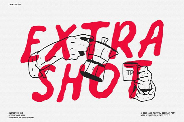 SaltedButter - Organic Brush Font