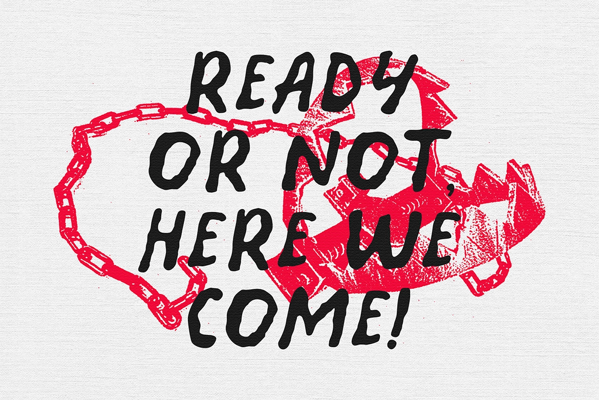 SaltedButter - Organic Brush Font