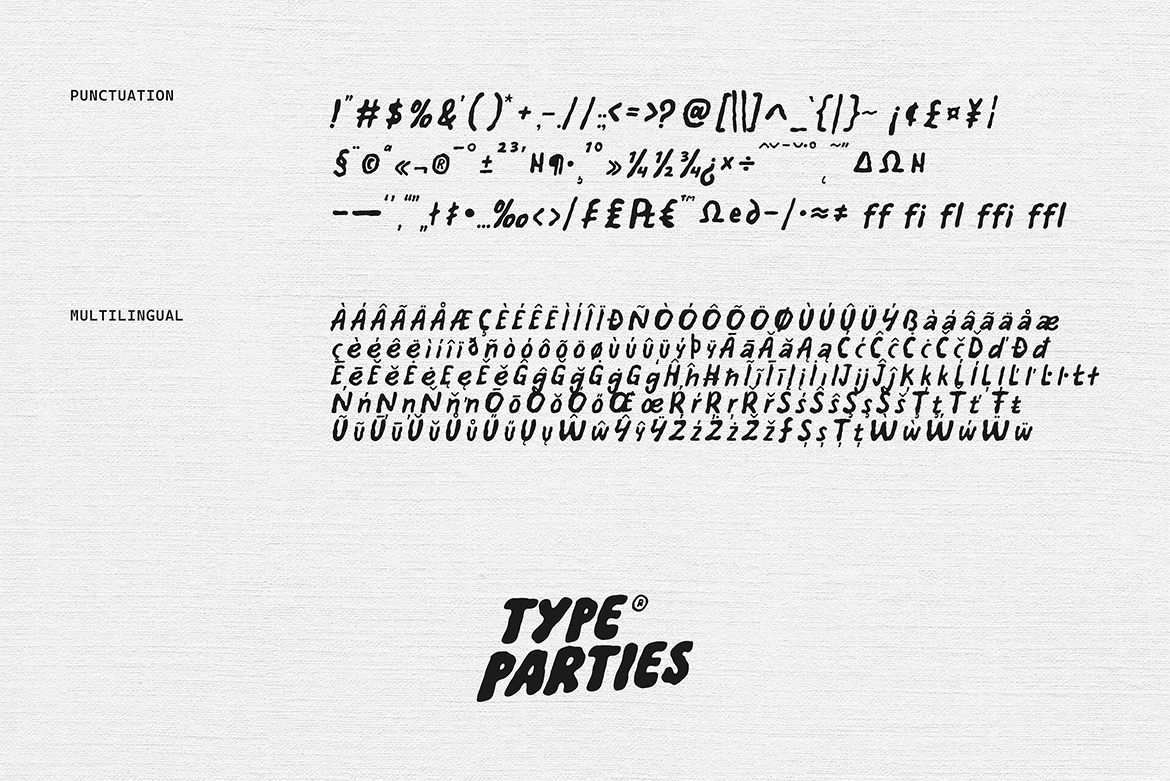 SaltedButter - Organic Brush Font