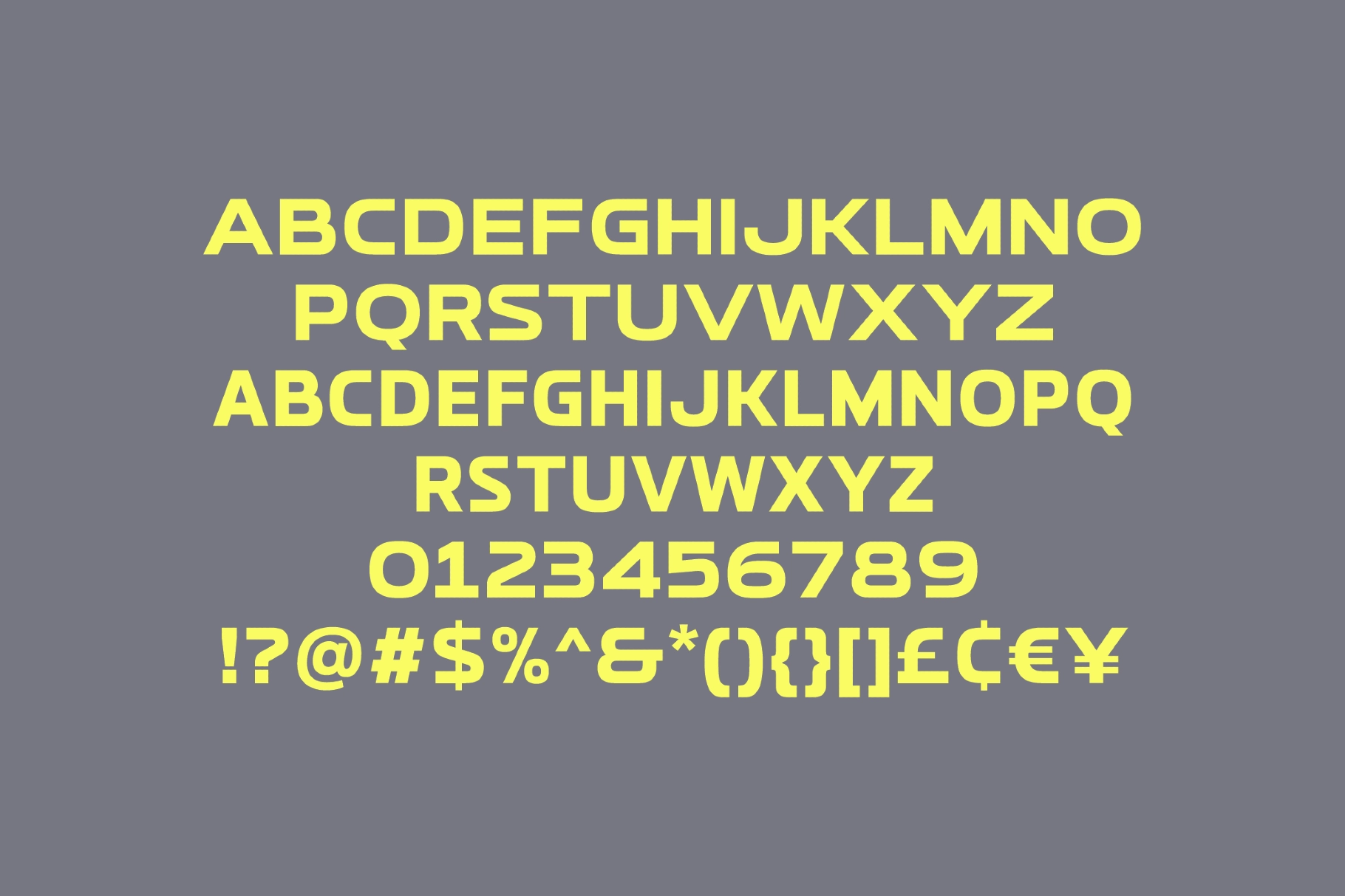 Moateng - Modern All Caps Display Font