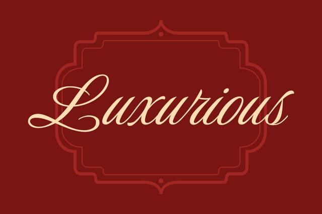 Luxurious Calligraphy Font