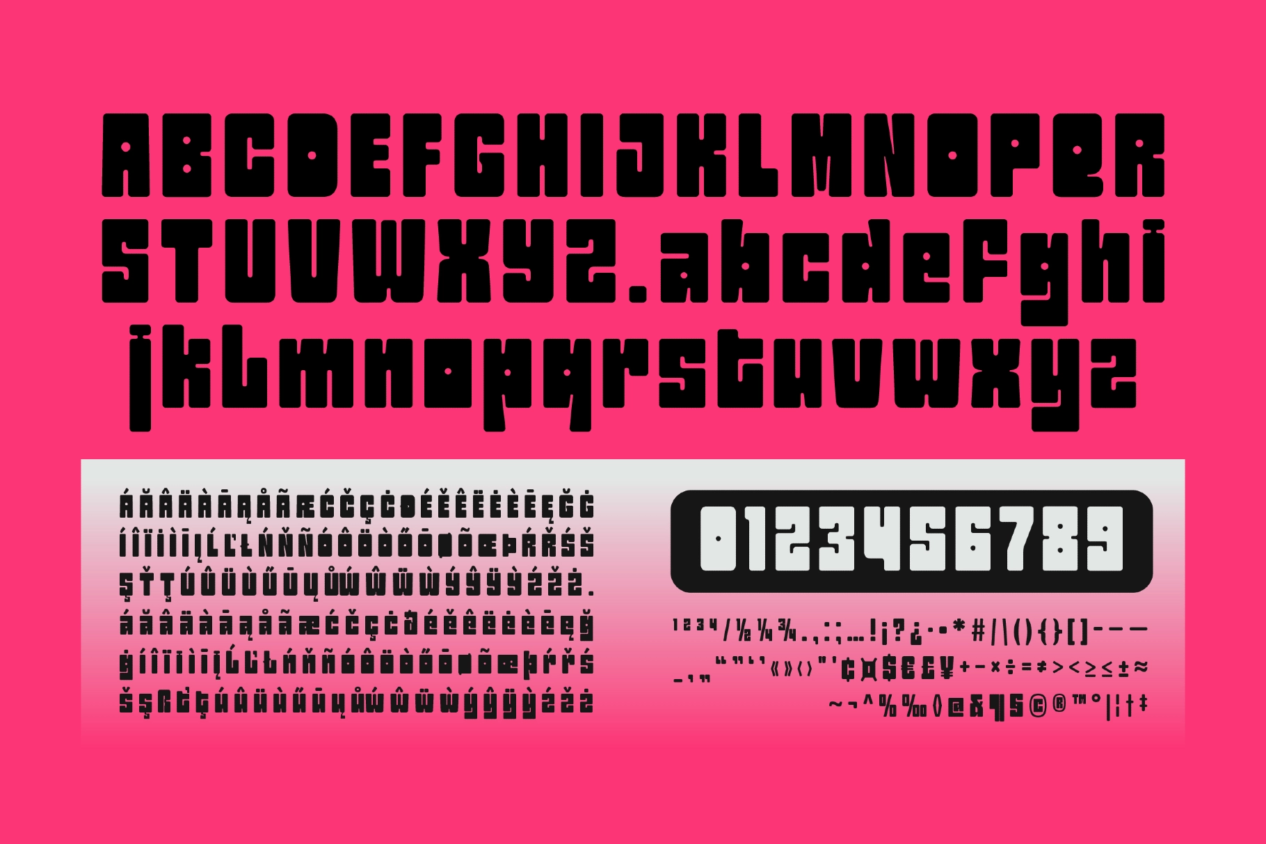 Snovyn - Bold Geometric Display Font
