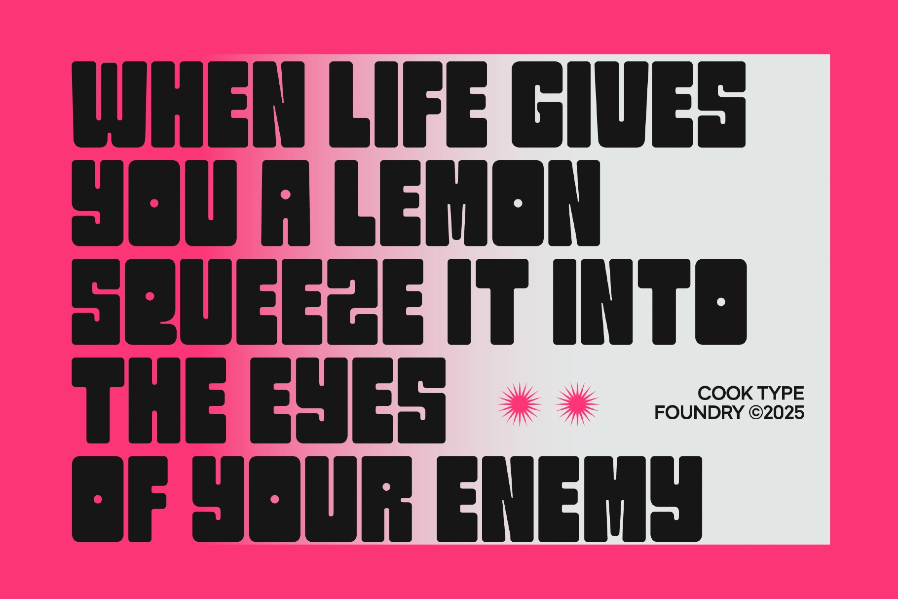 Snovyn - Bold Geometric Display Font