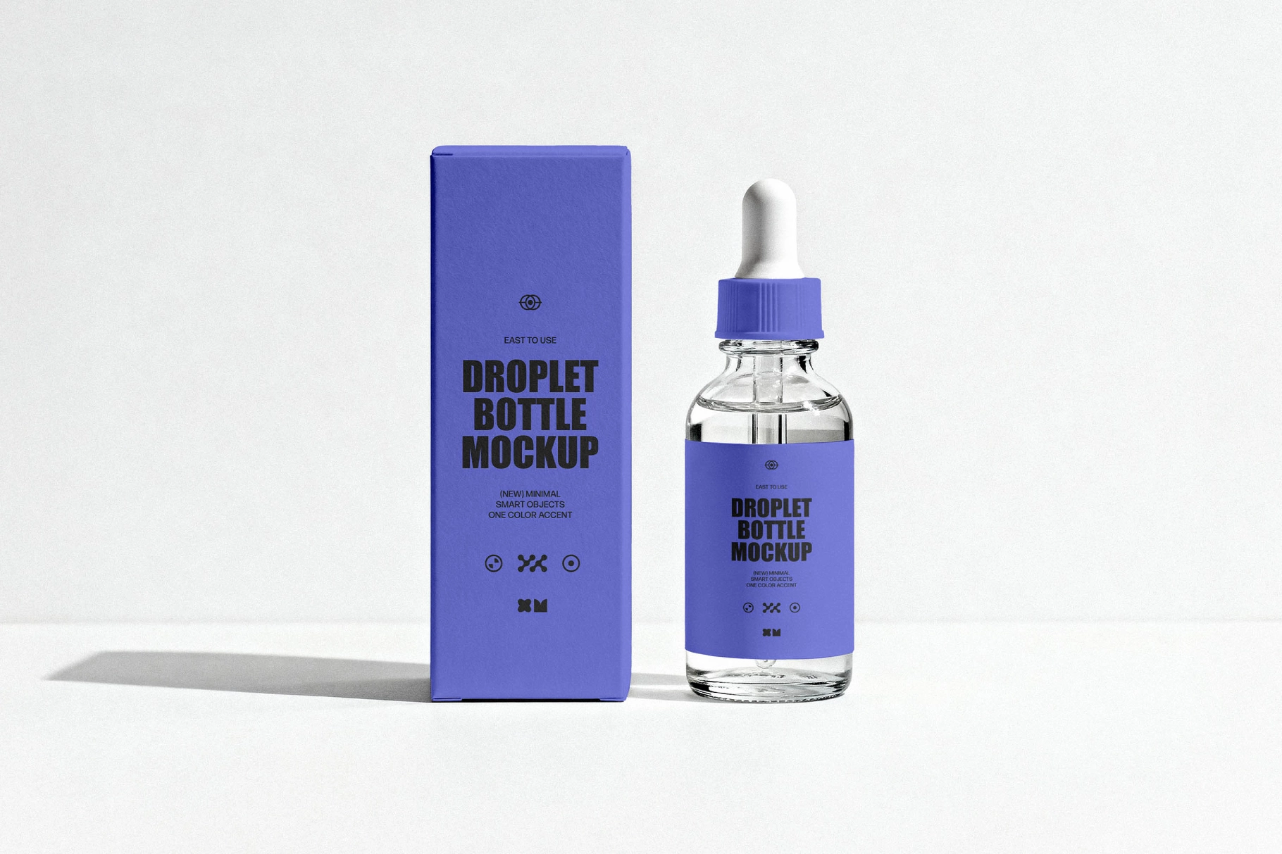 Serum Box & Dropper Bottle Mockup