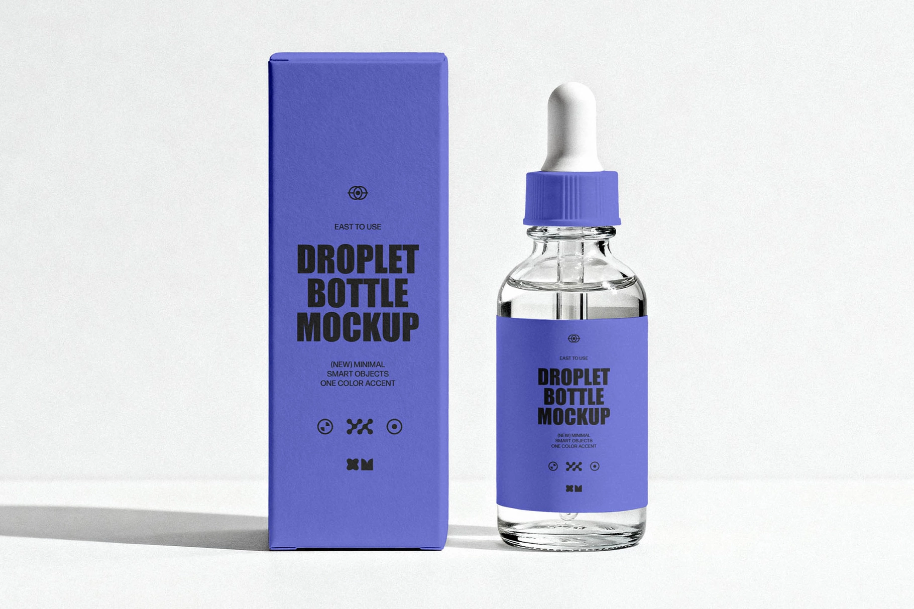 Serum Box & Dropper Bottle Mockup