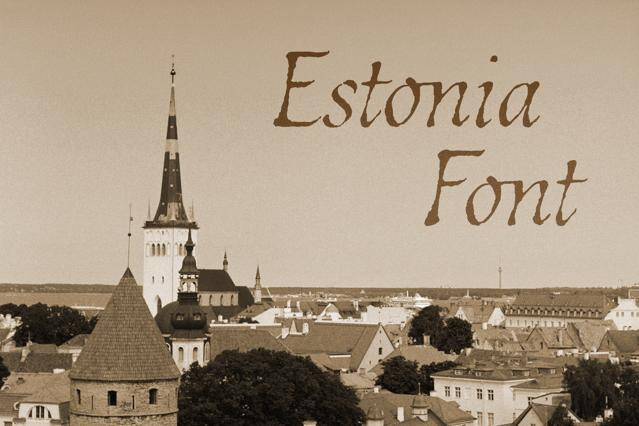 Estonia Font