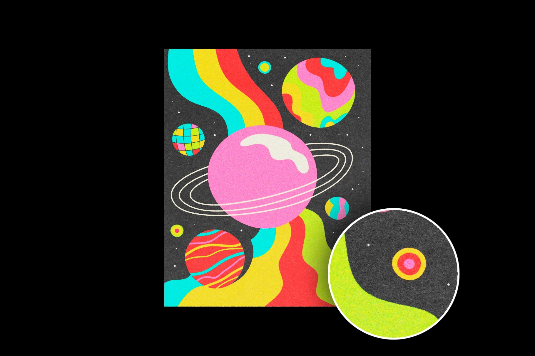 Retro Print Authentic Template